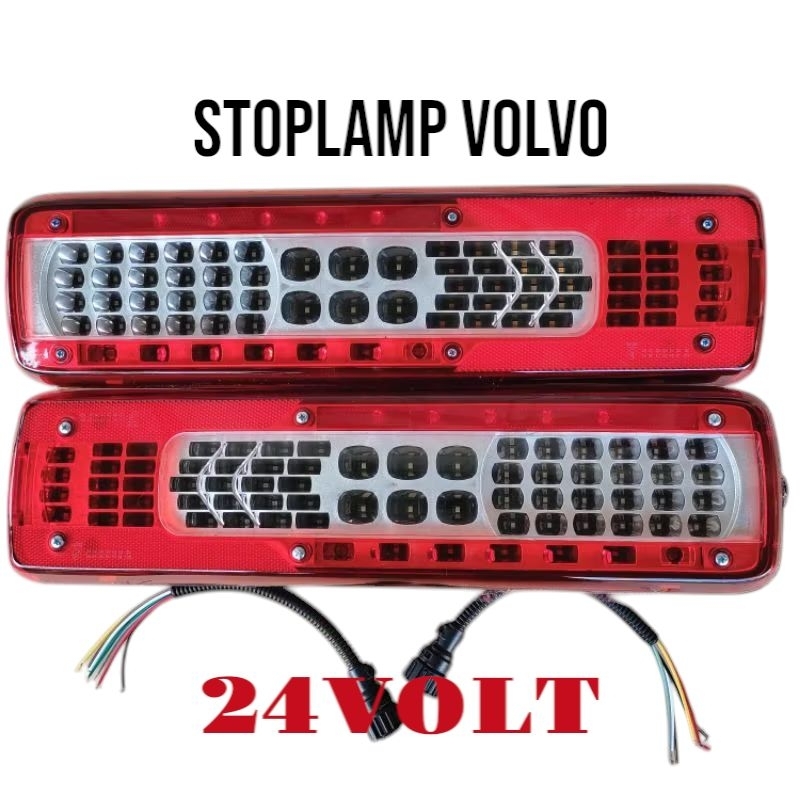 Stoplamp Variasi Truk Truck Carry Pickup 12-24V Model Volvo Lampu Rem Belakang Truk Volvo Panjang 35
