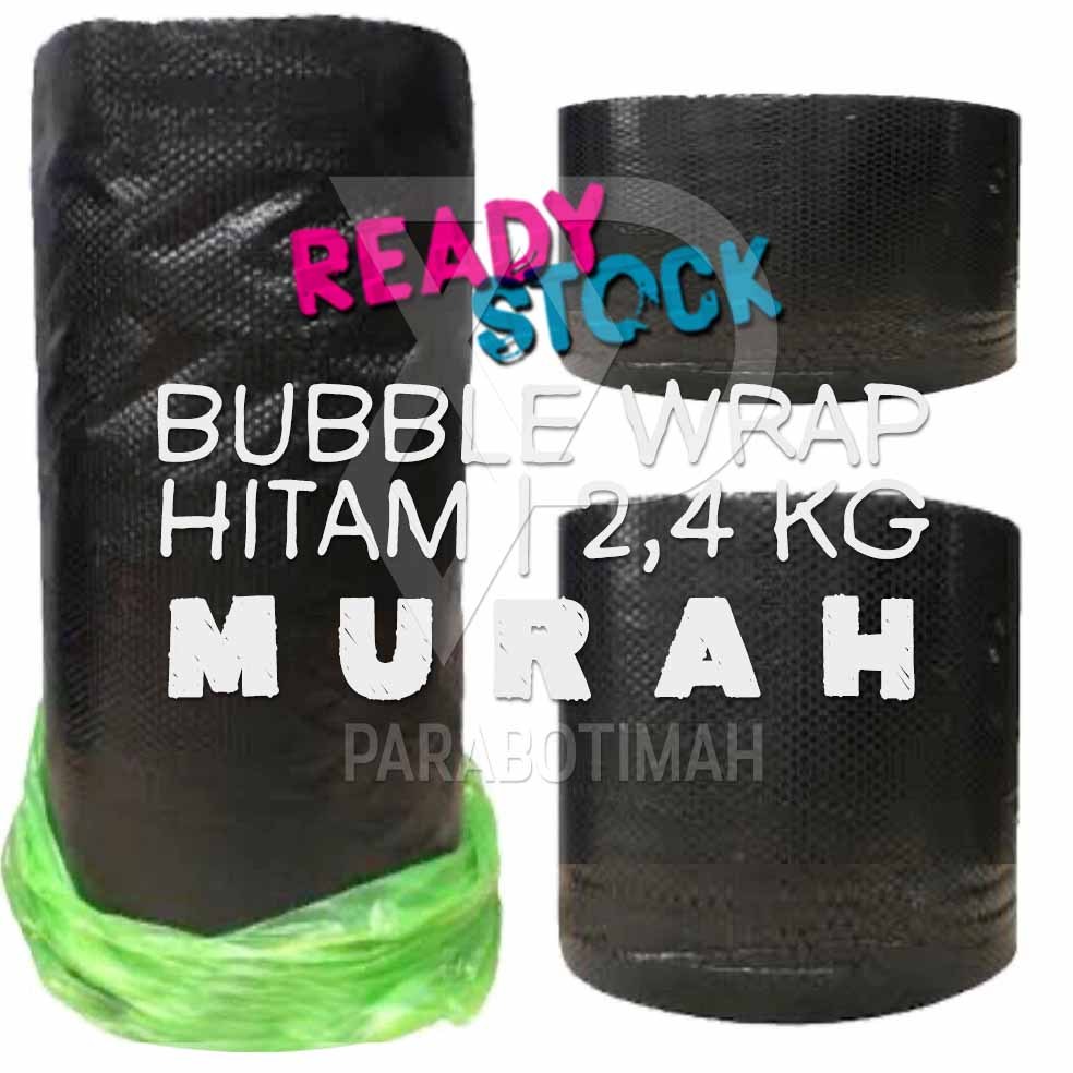 

Bubble wrap HITAM MURAH BERKUALITAS 2,4 kg READY STOCK BANDUNG
