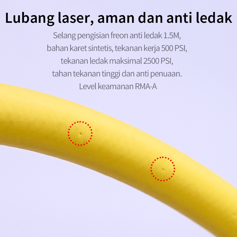 44Cipay - Chige Brass Manifold Gauge Set Ac R22 R134A R404A R407C Double Gauge Ac Mobil Rumah