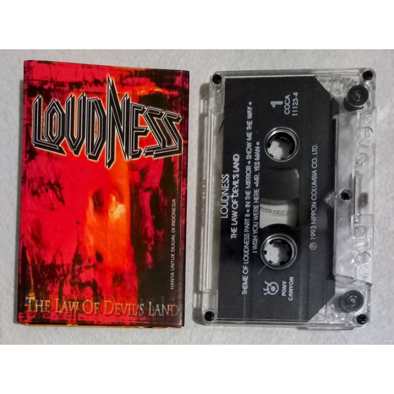 Kaset Pita L7 LOUDNESS Album The Law Of Devil's Land