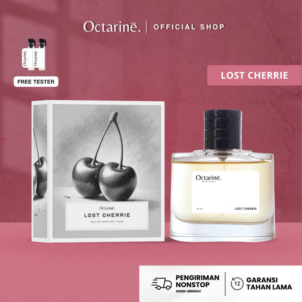 Octarine - Parfum Wanita Pria Tahan Lama Aroma Lembut Fresh Buah Ceri Inspired By Lost Cherrie