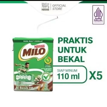 

MILO SUSU COKLAT UHT 110 ML HARGA 5 PCS