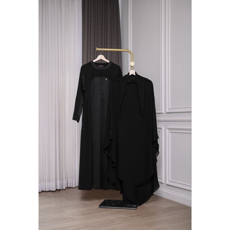 GLAMOUR BLACK ABAYA & FK ELITE JUMBO