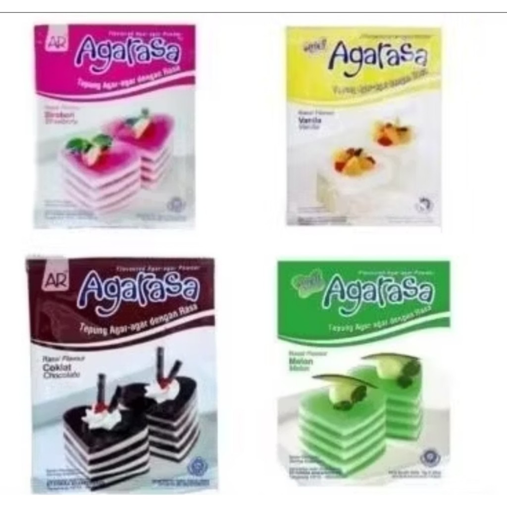

AGARASA NUTRIJELL SACHET 10 GR ( 1 DUS 6 PCS ) / AGARASA