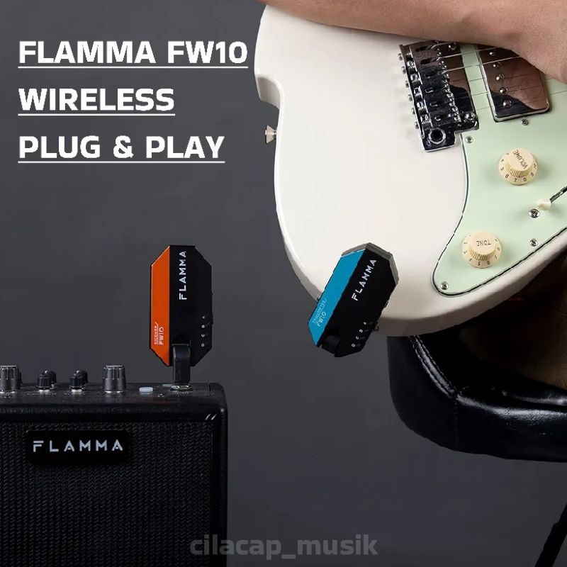 WIRELESS FLAMMA FW10 2.4GHZ GUITAR WIRELESS SYSTEM