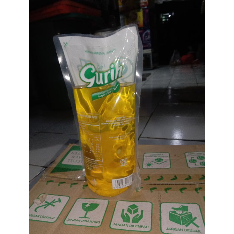

Minyak Goreng Sawit Cap Gurih Isi Bersih 1L