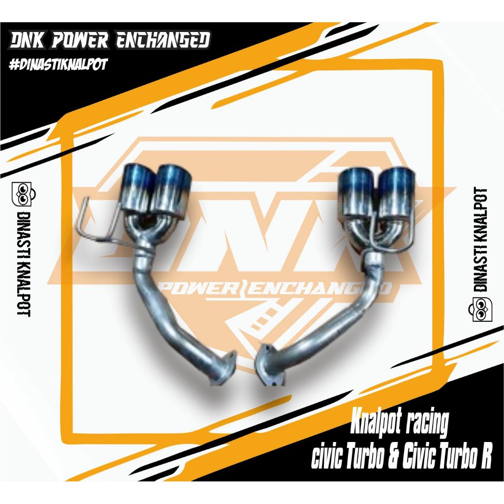 Knalpot racing civic Turbo - Exhaust Civic Turbo R