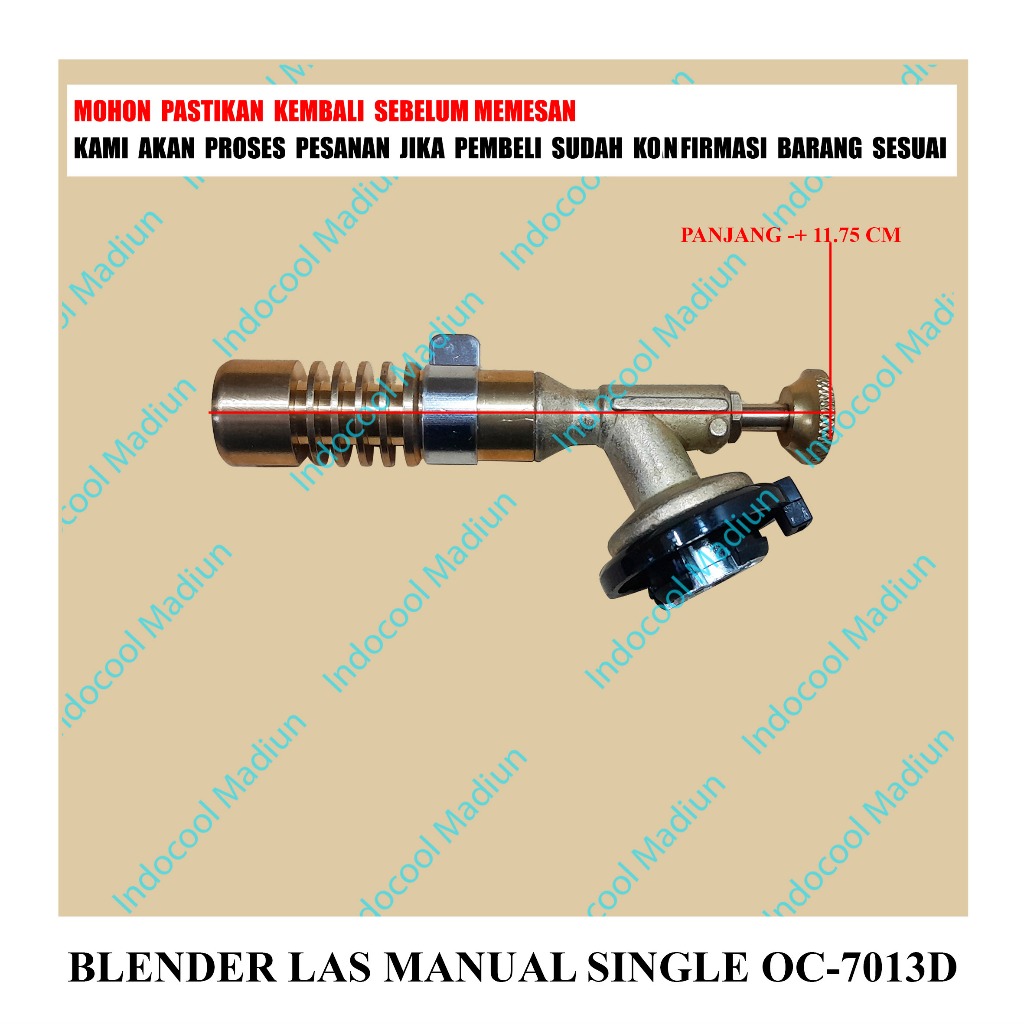 BLMB Kepala Las Manual/Blender Las Manual/Gas Torch Manual Besi OC-7013D
