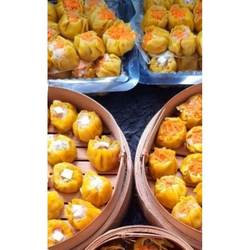 

Dimsum Aneka Toping isi 20 pcs Keju Nori Crabstick Wortel