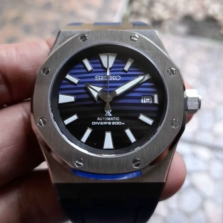 seiko mod oak nh35 movement automatic seikoak mod Mod AP oak