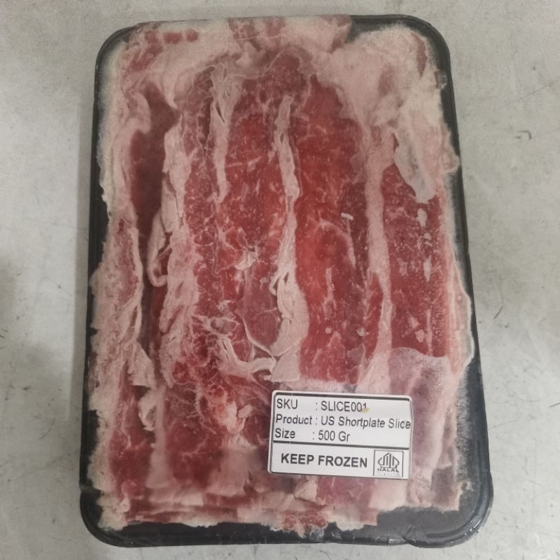 

Daging Sapi Slice Yoshinoya Shortplate USA Black Angus Beef 500gr