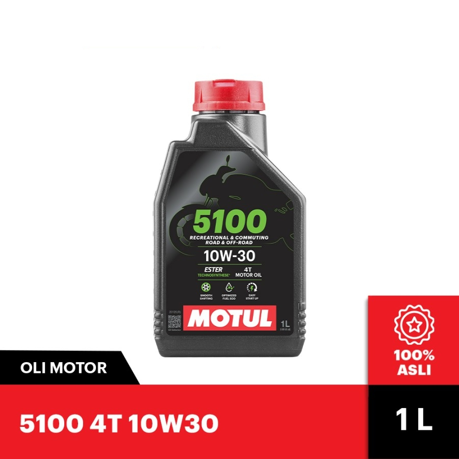 Oli MOTUL 5100 10W30 Oli Motor CB150R,CBR250R, VIXION, JUPITER, DLL