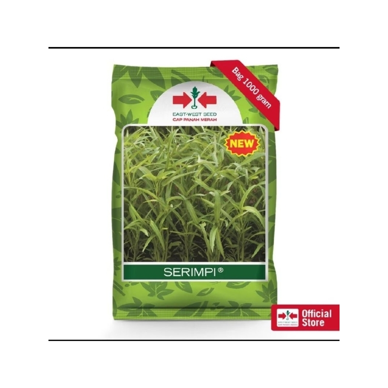 Benih kangkung serimpi benih kangkung panah merah kangkung daun sempit 1kg