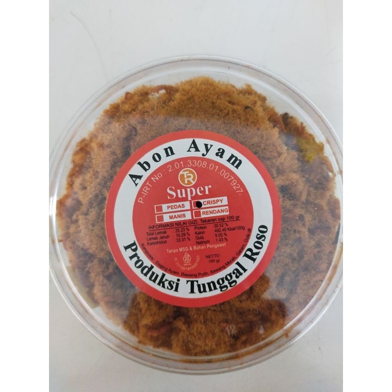 

Abon ayam Tunggal Roso 100gr