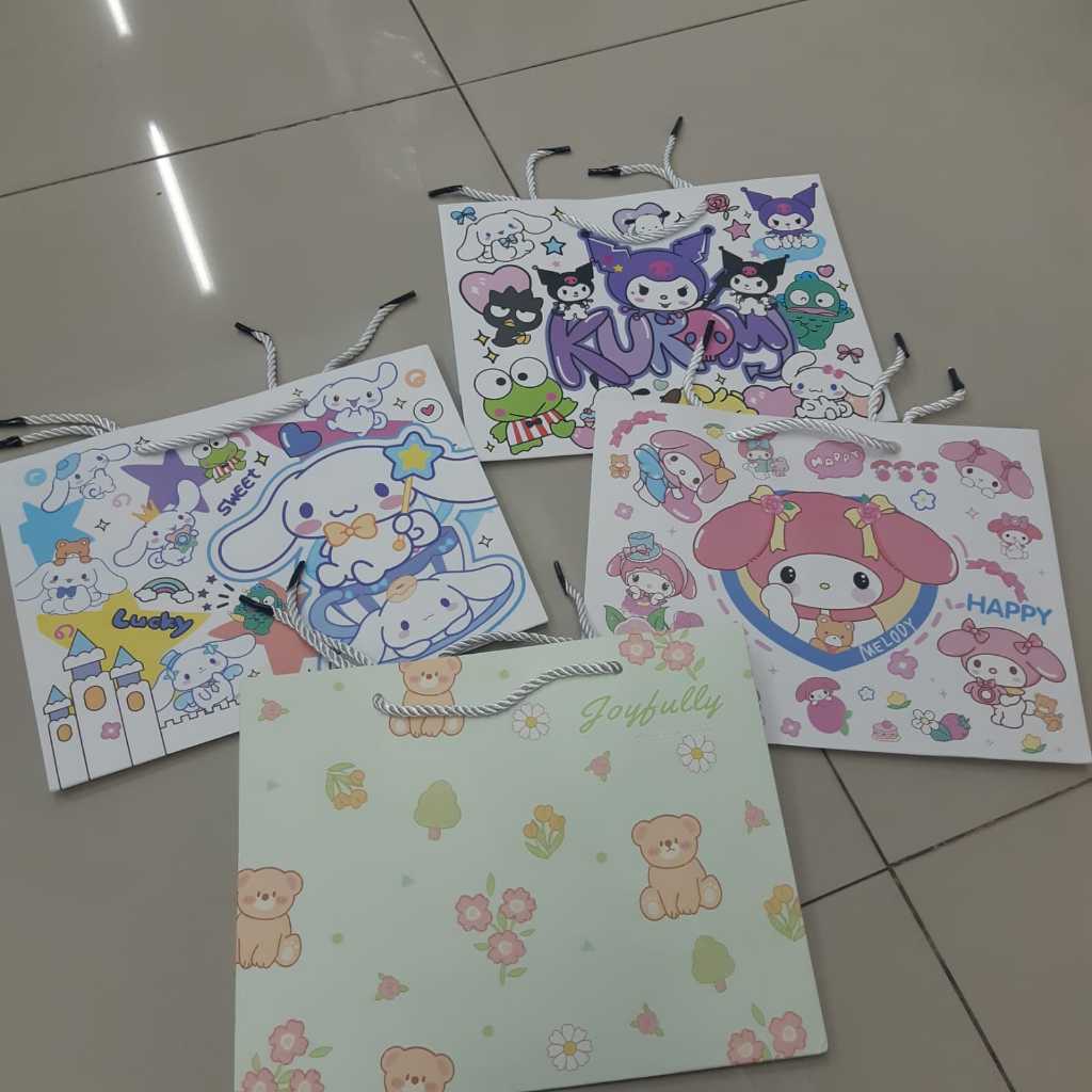 

paper bag kecil horizontal moif - UK [25x10x20]