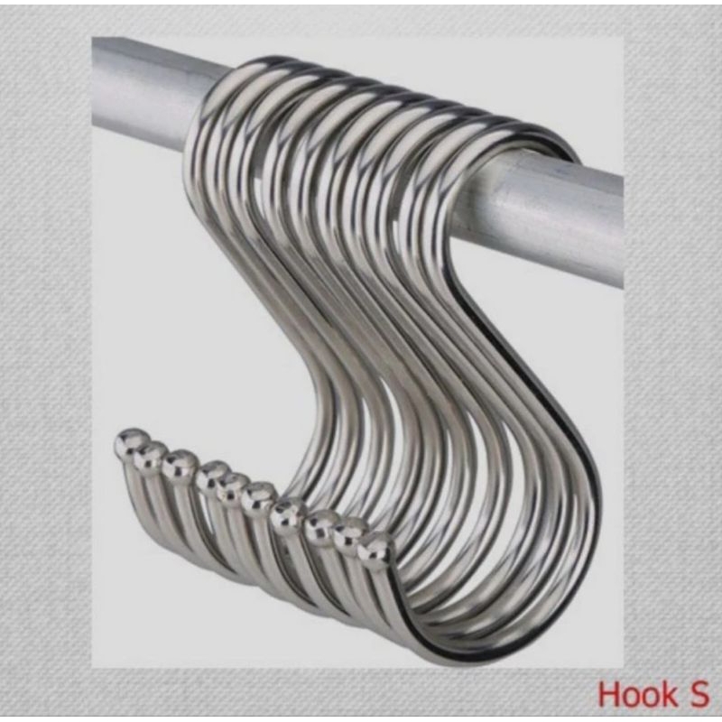 Gantungan Hook S Gantungan Serbaguna Hook S Cantolan Besi S Gantungan