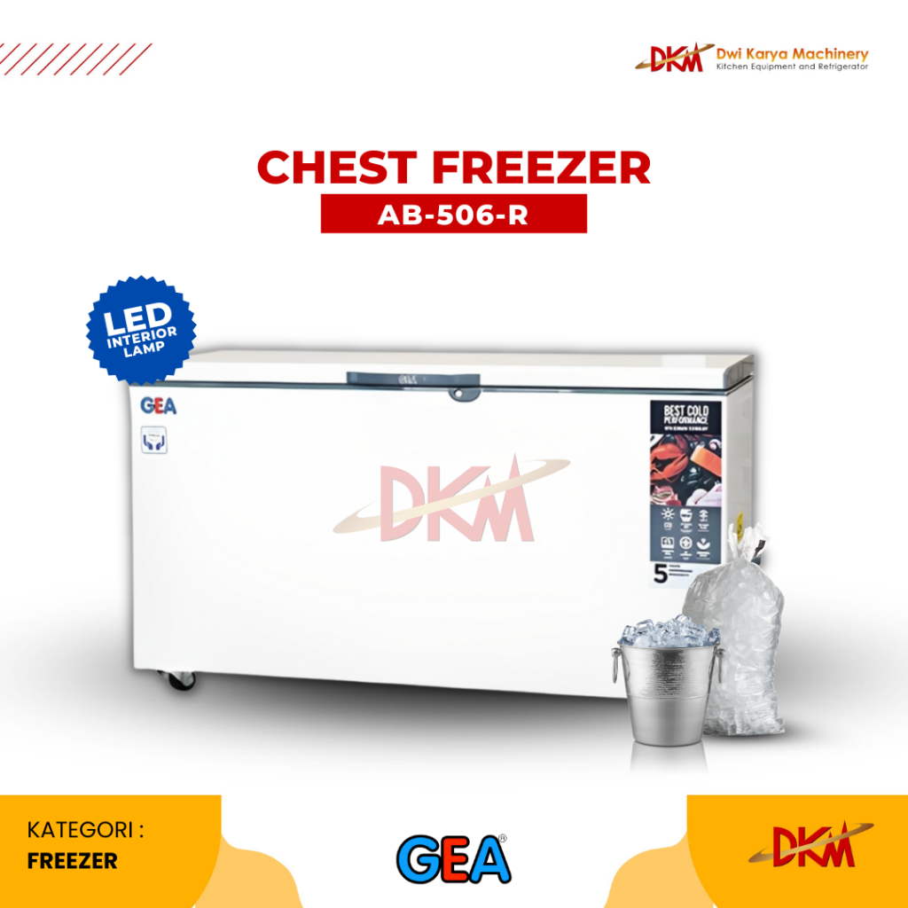 CHEST FREEZER GEA AB-506 / FREEZER BOX 500Liter Gea AB 506