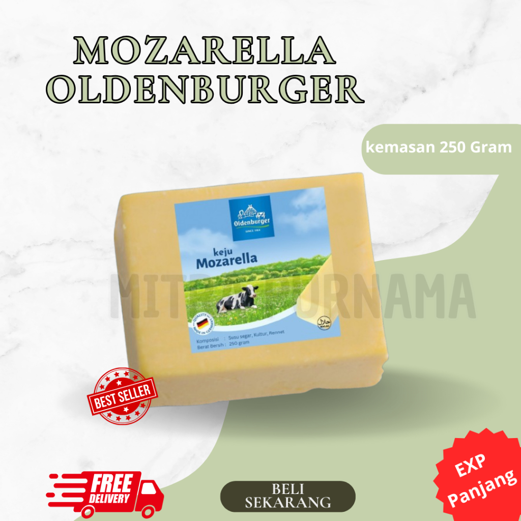 

Keju Mozarella Oldenburger 250 gram