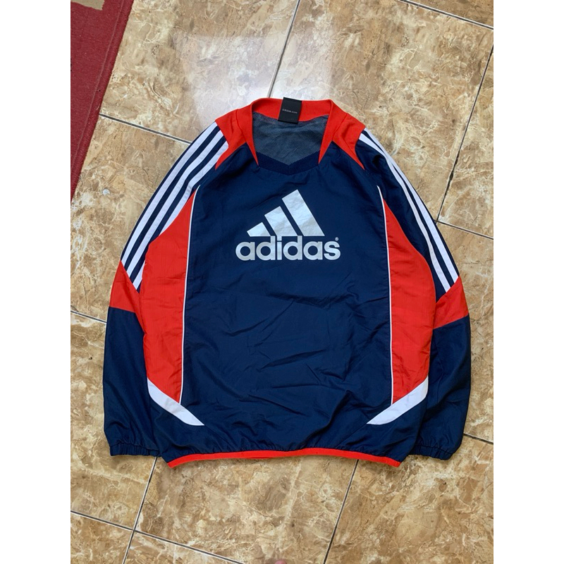 OVERSHIRT JERSEY ADIDAS COLORBLOK BIG LOGO/JERSEY BASEBALL ADIDAS COLORBLOO BIG LOGO/JAKET PARASUT A