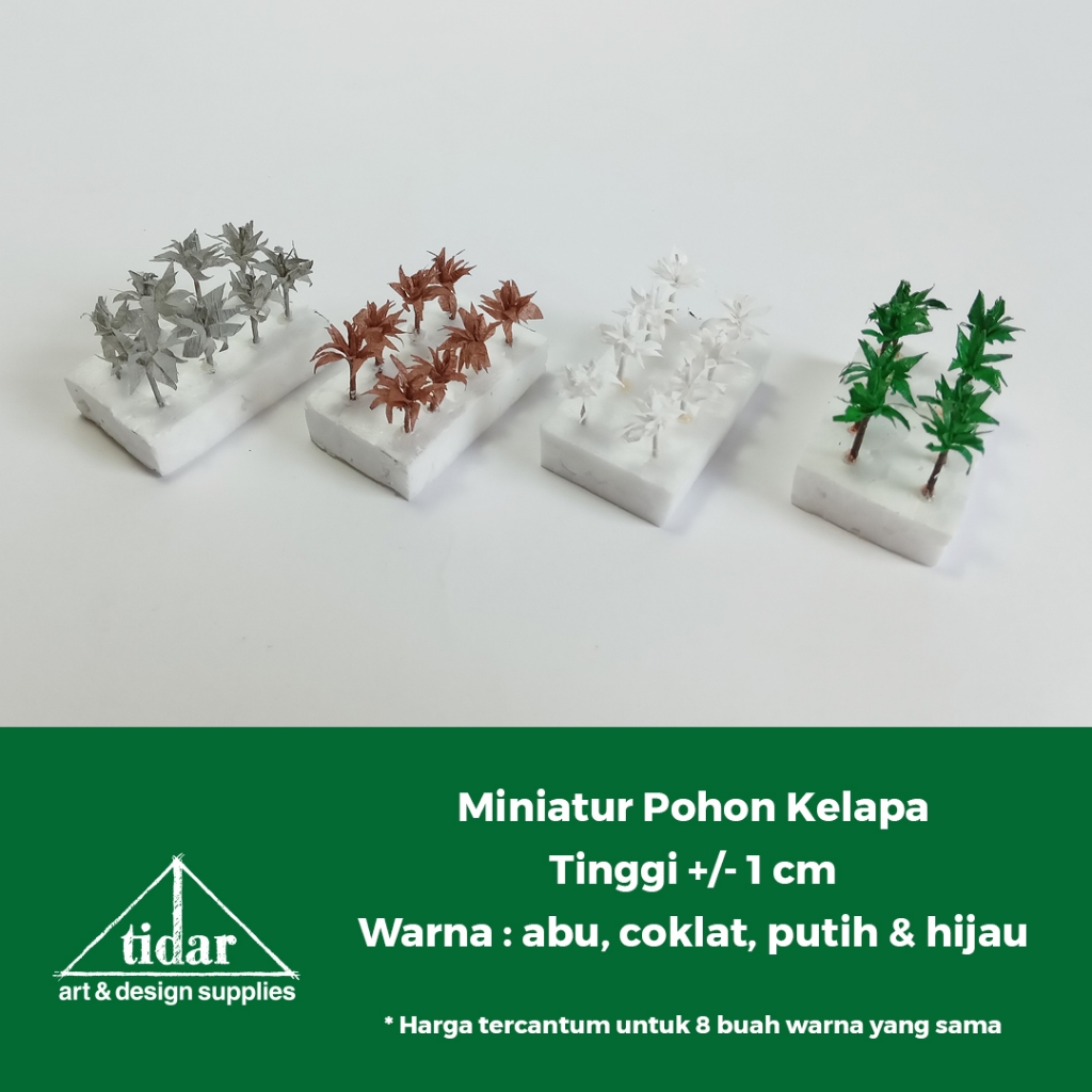 

[MR] MH - Miniatur Maket Pohon Kelapa Tinggi 1 cm / Coconut Tree