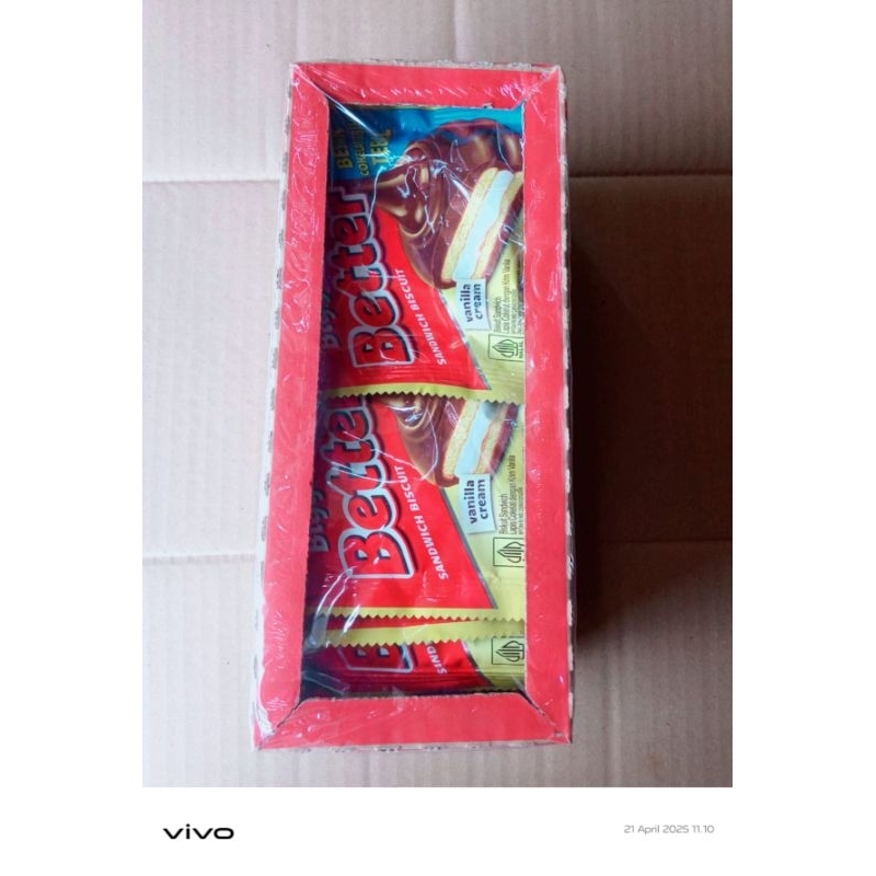 

BETTER SANDWICH BISCUUT 1 BOX ISI 11