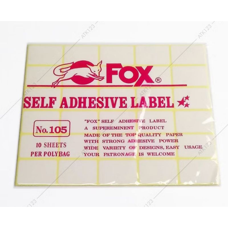 

KERTAS STIKER FOX KERTAS PERSEGI PANJANG 15 X 38 MM