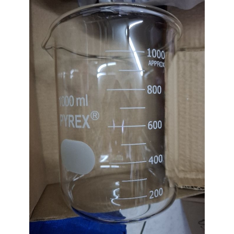 Beaker glass 1000 ml pyrex