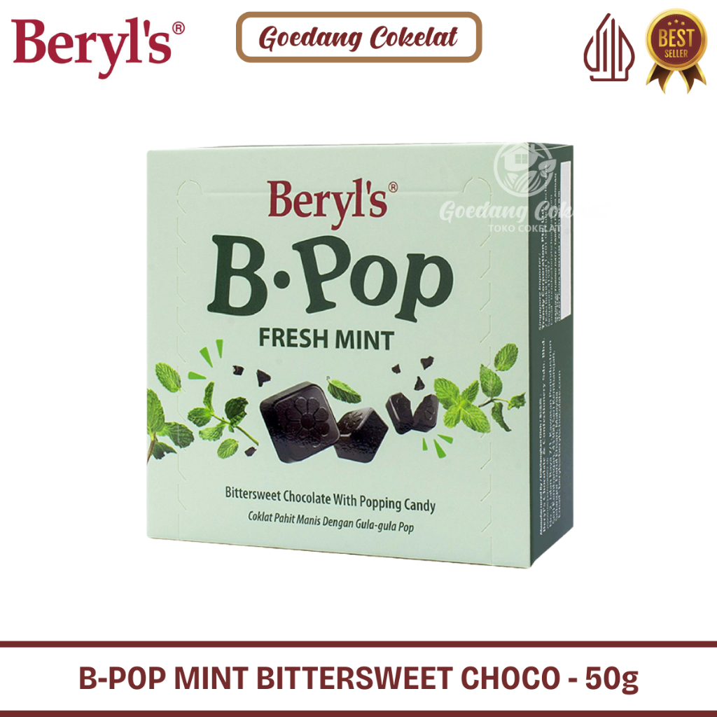 

XMASTER BERYLS CLASSIC TIRAMISU ALMOND GREEN TEA MILK WHITE CHOCOLATE 65G COKLAT MALAYSIA