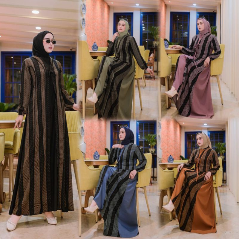 PRILLY BAIDURI Abaya ORI by Mumtaz/ Prilly Abaya Mumtaz Original/ Gamis Prilly Abaya by Mumtaz/ Baid