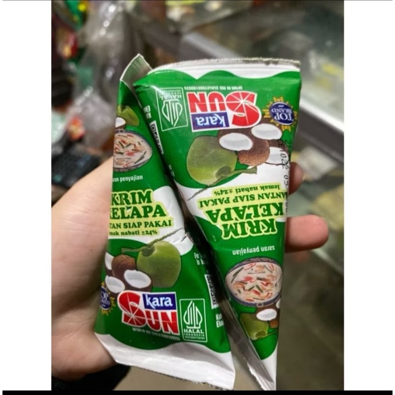 

Sun kara 65ml santan instan kemasan