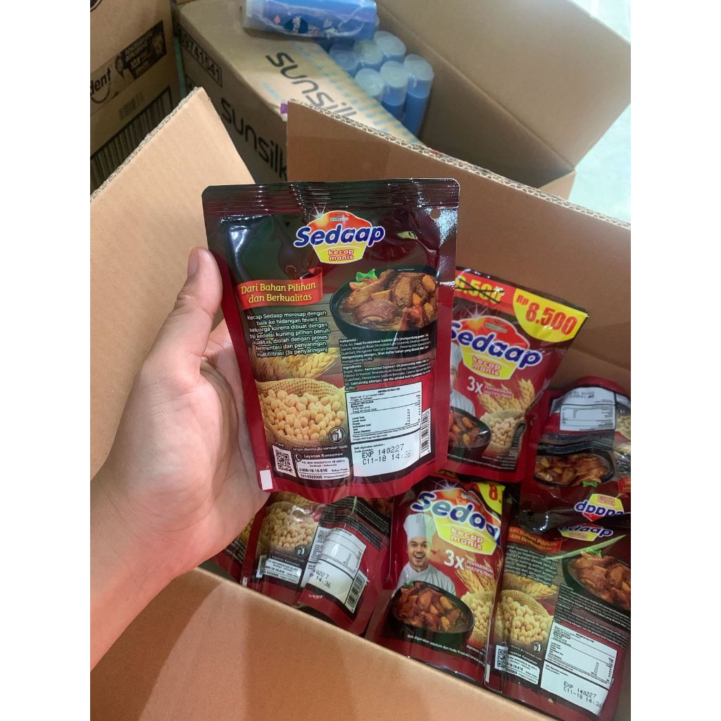 

3pcs Sedap Kecap Manis kemasan 8.500 Ukuran 250gr Murah