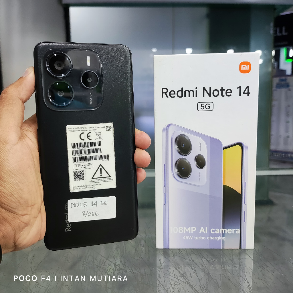Redmi Note 14 5G Ram 8/256GB | Ram 12/512GB Bekas Original Flasher Store