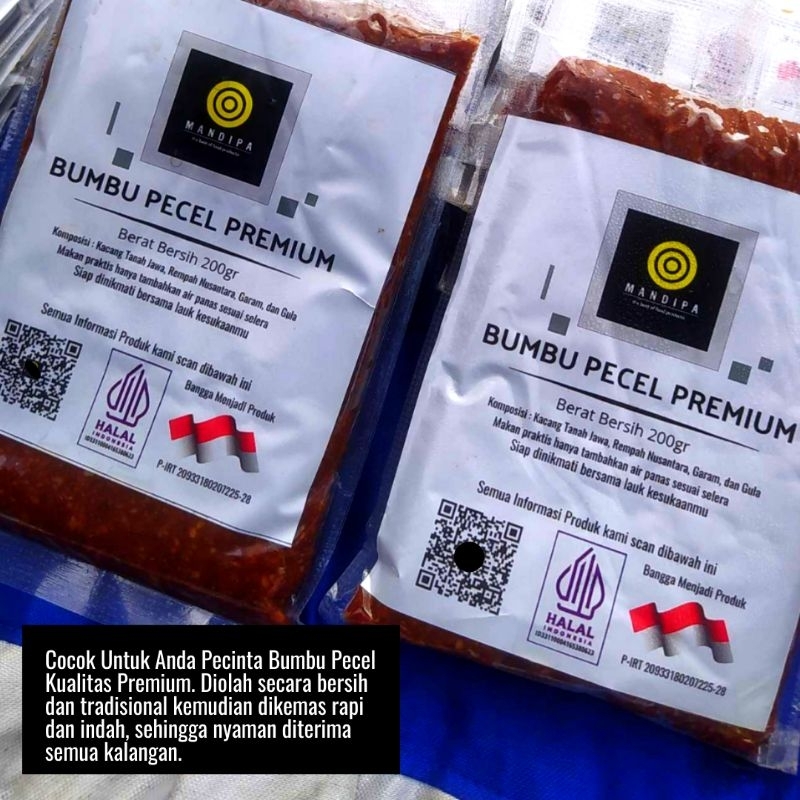 

Bumbu Pecel/Sambal Pecel Mandipa