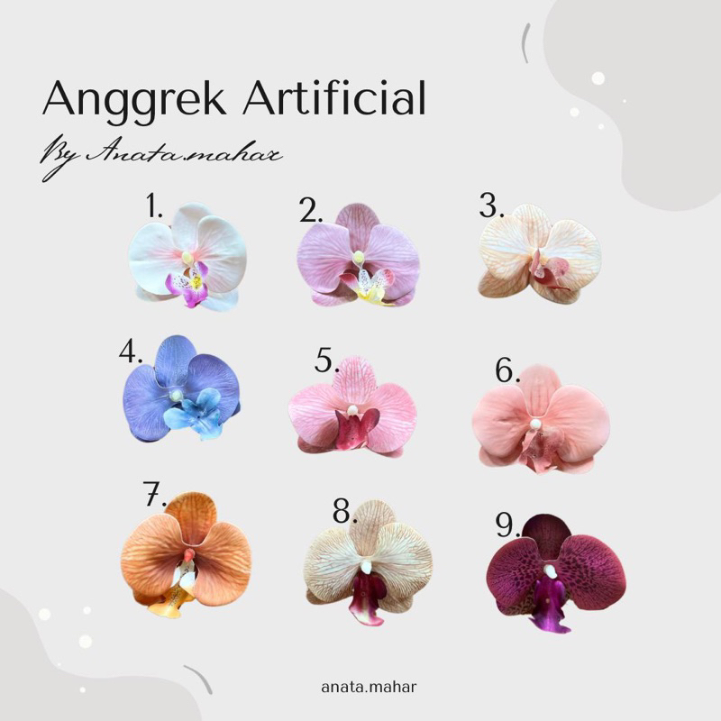 bros anggrek/ fashion wanita/ bros baju / klip/ bros hijab