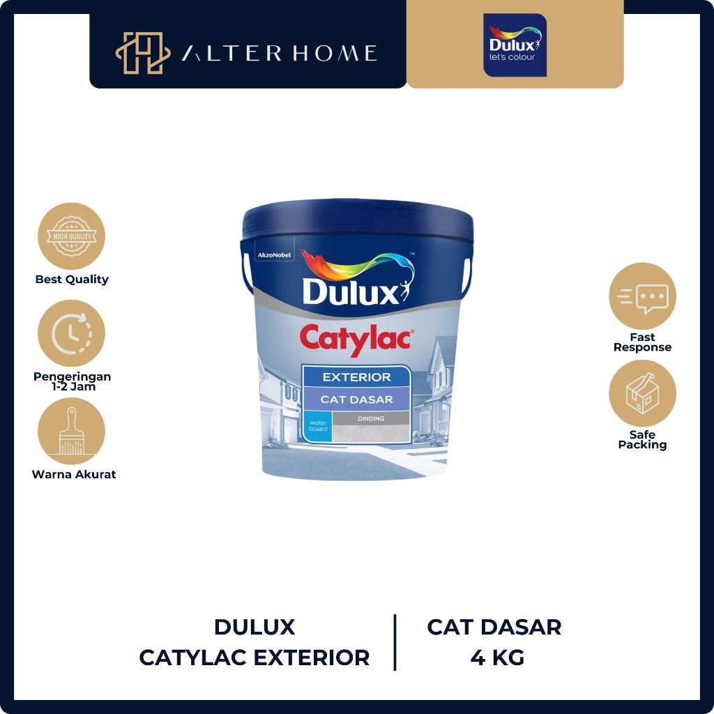 CAT DINDING DULUX CATYLAC CAT DASAR EXTERIOR 4KG / CAT DASAR LUAR RUANGAN