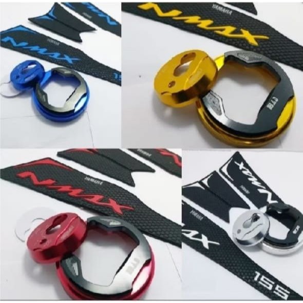 SET PAKETAN FULL TANGKI NMAX OLD COVER KUNCI TANKPAD NMAX TANK PAD NMAX OLD