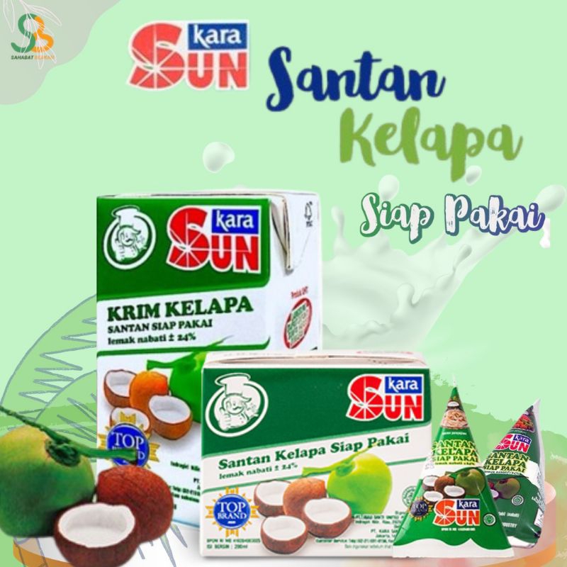 

SUNkara Santan Kelapa Siap Pakai