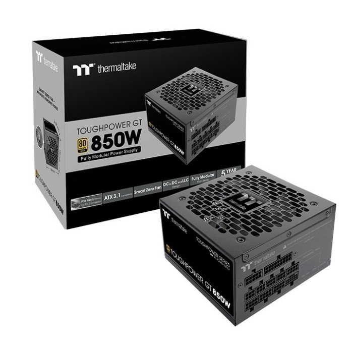 Thermaltake TOUGHPOWER GT Snow 850W - Power Supply ATX 80 PLUS Gold 5 Years Warranty