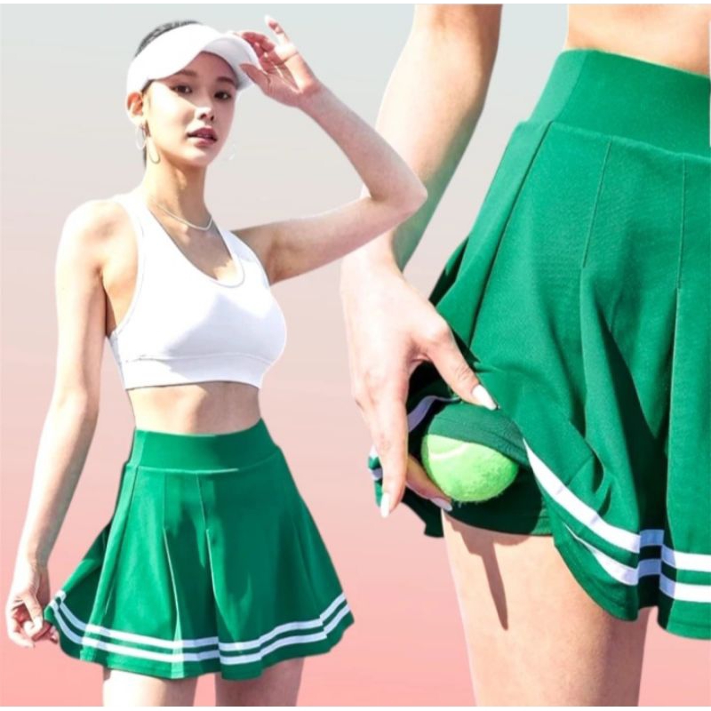 ROK CELANA TENIS WANITA / ROK WANITA SPORT / ROK TENIS / GYM IMPORT