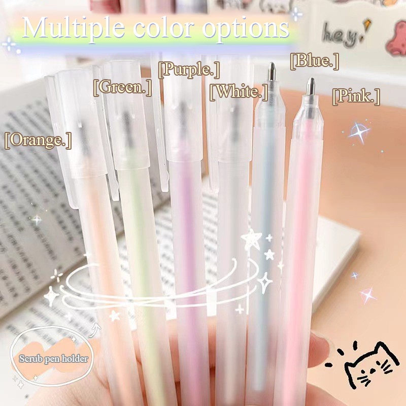 

Eeghrerr 6PCS Pena Lem Cair Glue Pen Colour Liquid Glue Pen Bolpoin Lem Kertas 6PCS Set Lem