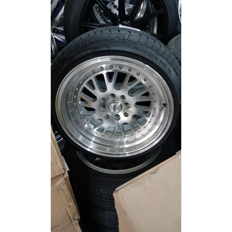 VELG CELONG CCW CLASSIC RING 16 LEBAR 7/8,5 INCH HOLE 4X100 / 4X114,3 ET 35/25 SILVER POLISH PLUSH B