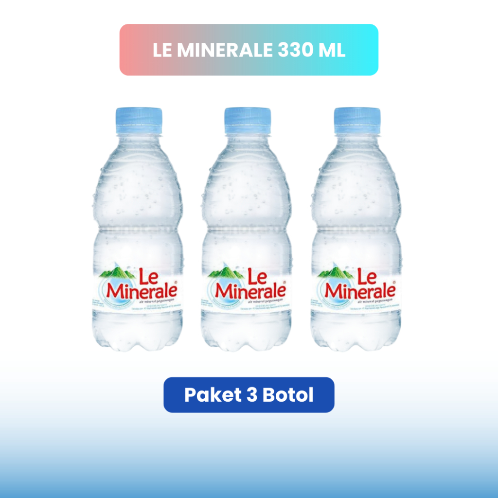 

Jual Le Minerale 330 ml Paket 3 Botol