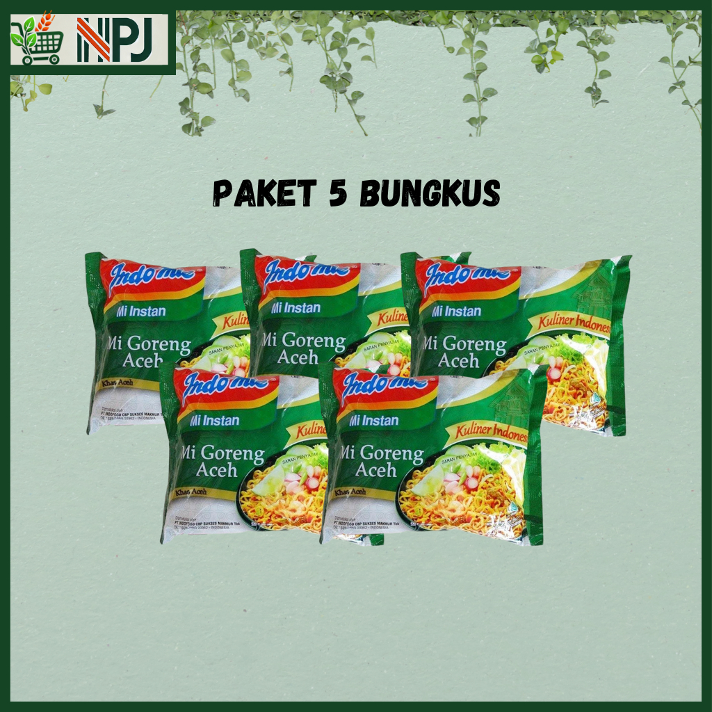 

Paket Indomie Goreng Aceh – Mi Instan Pedas Khas Aceh – Isi 5pcs / 20pcs