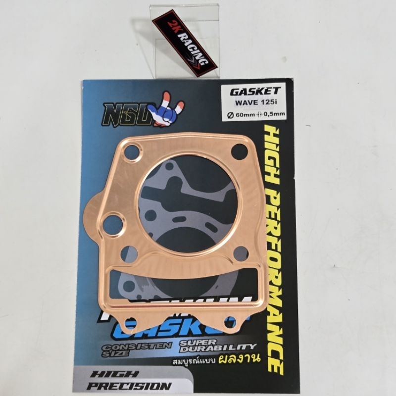 TELARIS PAKING BLOK PAKING HEAD TEMBAGA SUPRA X 125 KARISMA KHARISMA WAVE 125 KPH PACKING HEAD
