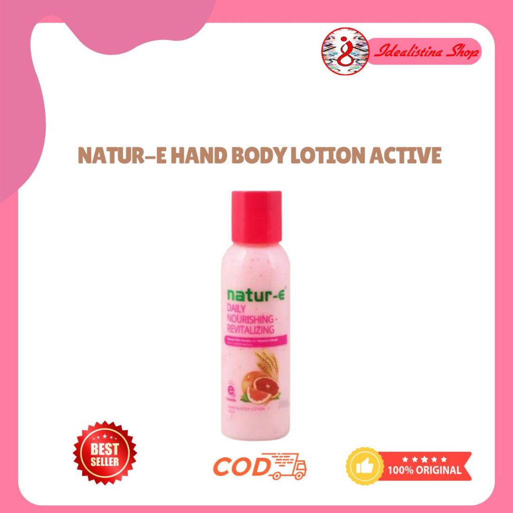 NATUR-E HAND BODY LOTION ACTIVE BEAUTY PINK (Nouri-Revit Lotion)