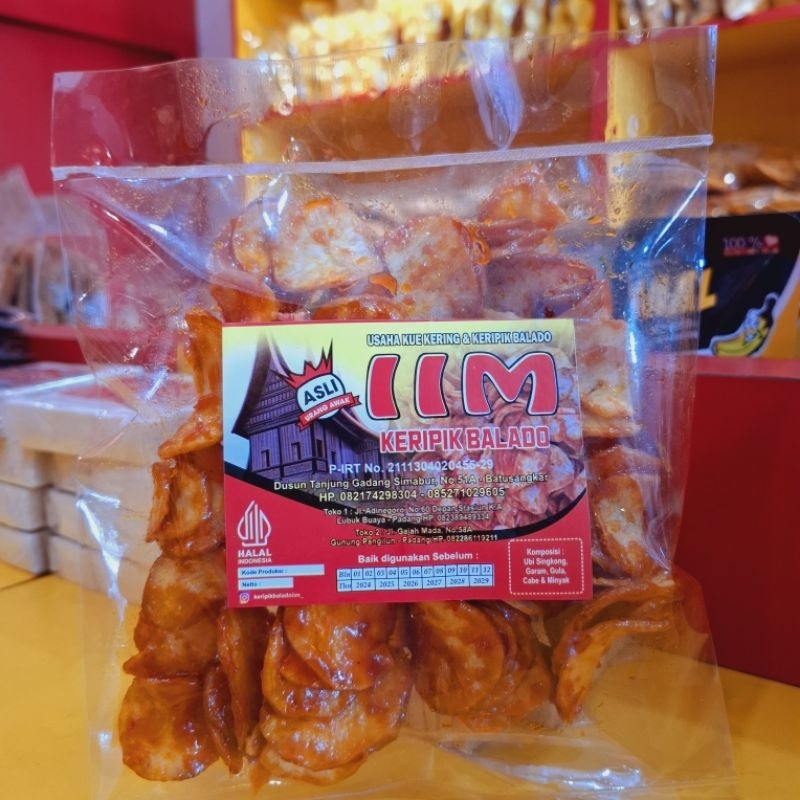 

keripik balado bulat