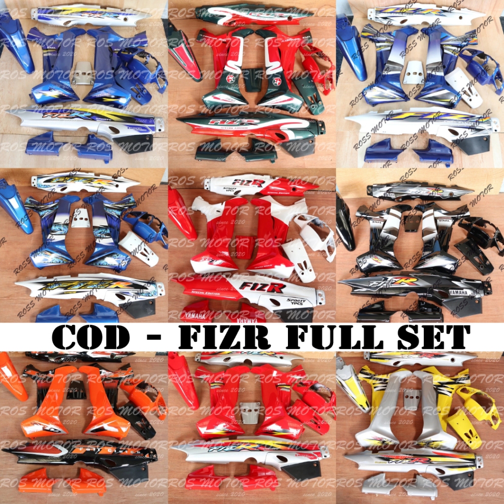 Khusus COD - Cover Body Yamaha FizR Full Set Bahan ABS
