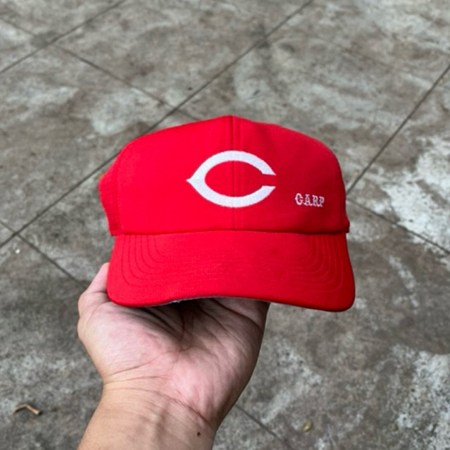 Hiroshima Toyo Carp VTG Hat L NPB Central League Baseball Cross Cap Japan MLB