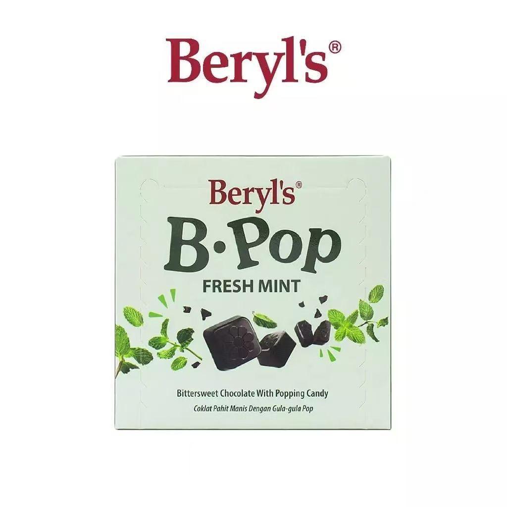 

QH Beryls B.Pop With Fresh Mint 50g bittersweet chocolate with popping candy