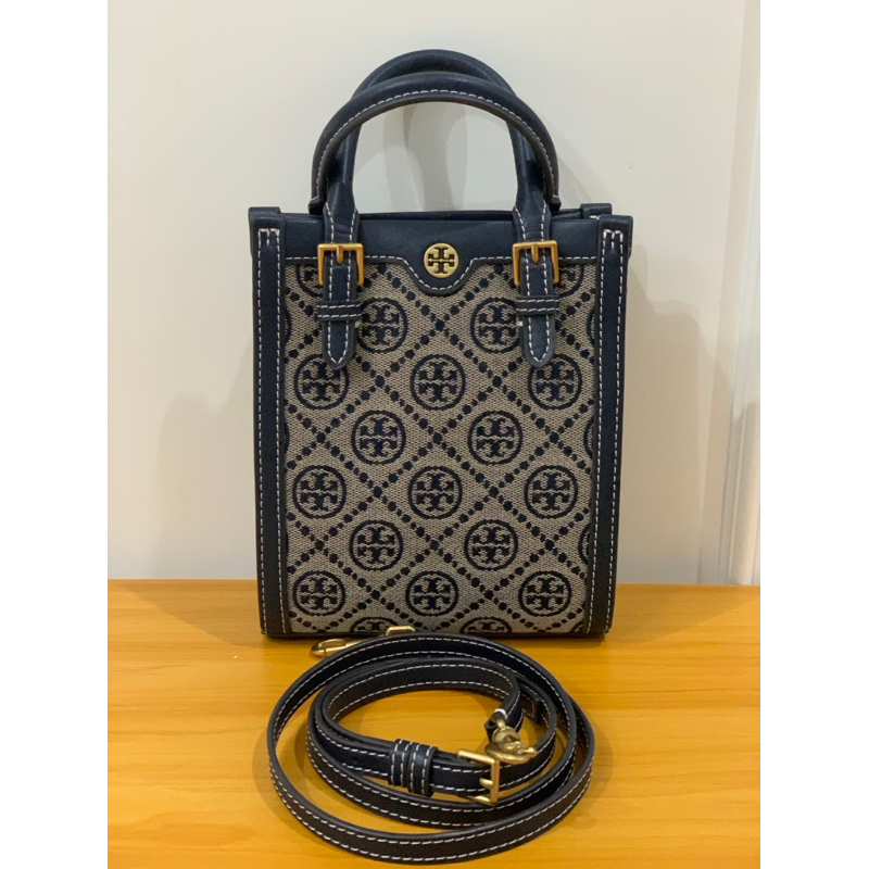 PRELOVED TORY BURCH T MONOGRAM MINI TOTE